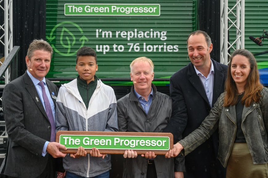 Young HS2 fan names new carbon-friendly freight train